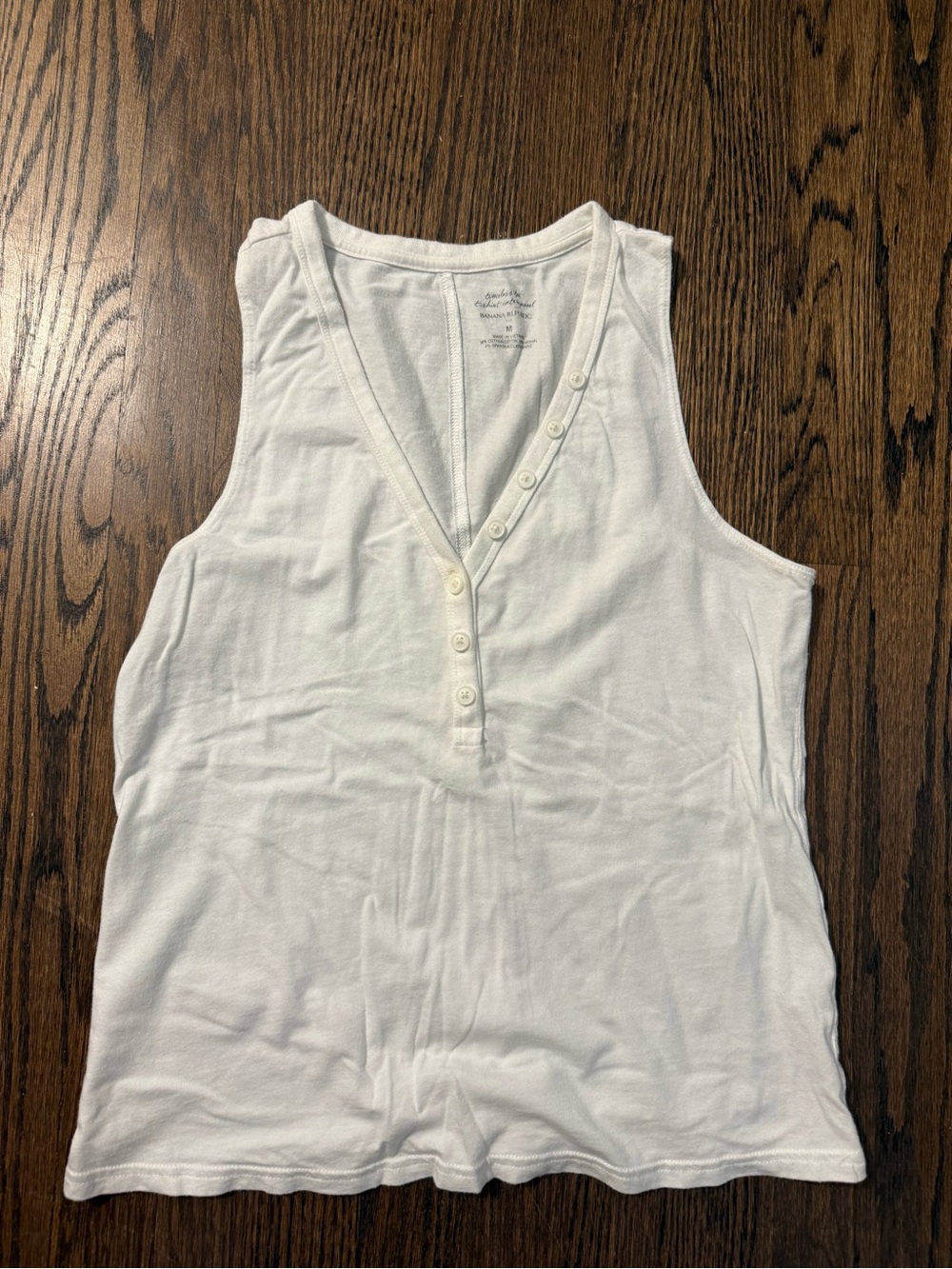 Banana Republic White Tank Top